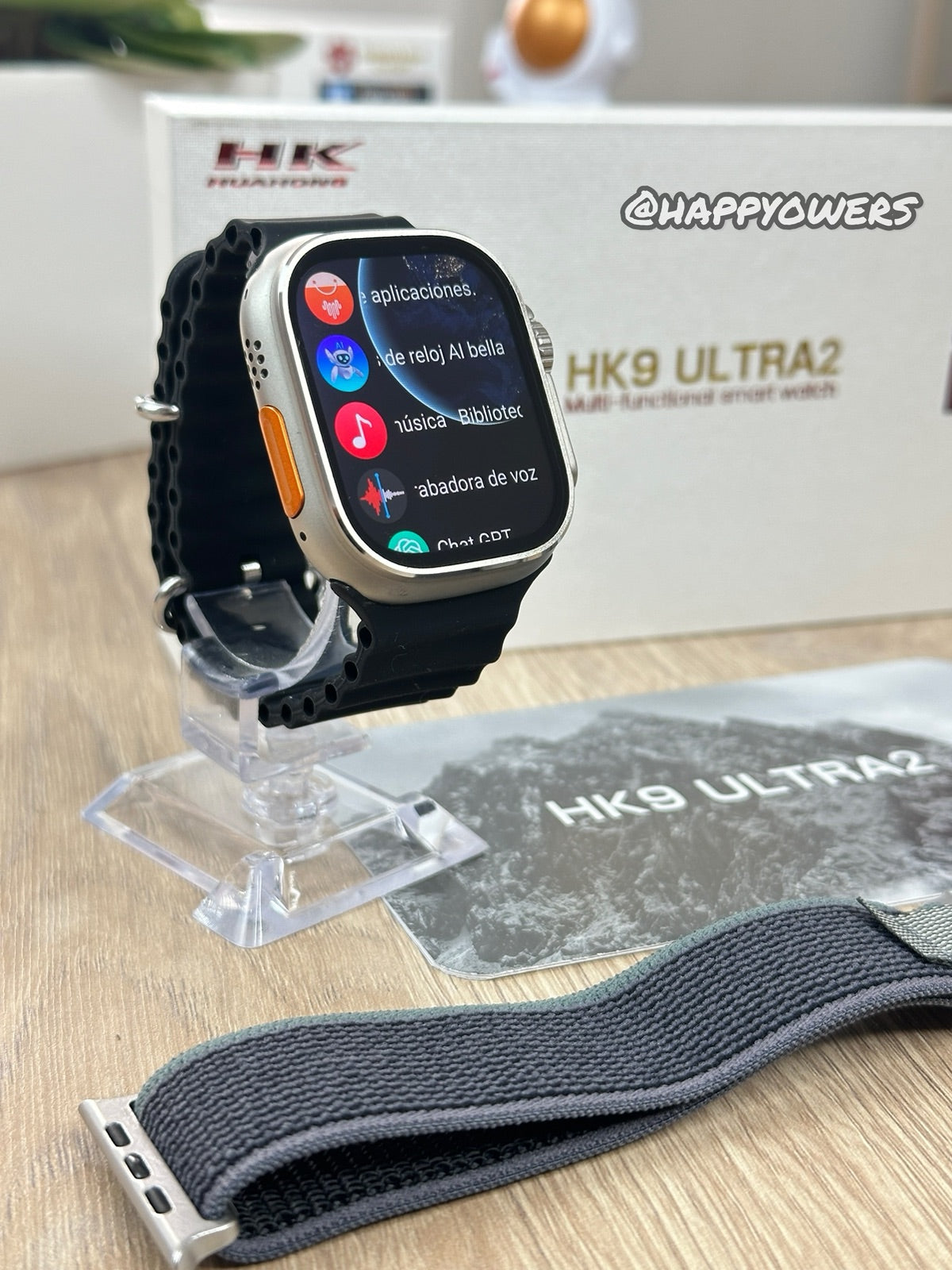 HK9 ULTRA 2 - SMARTWATCH CON CHAT GPT - TRADUCTOR - ISLA DINÁMICA Y MÁS