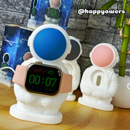 BASE CARGADOR ASTRONAUTA - PARA CARGADOR DE SMARTWATCH INALAMBRICO