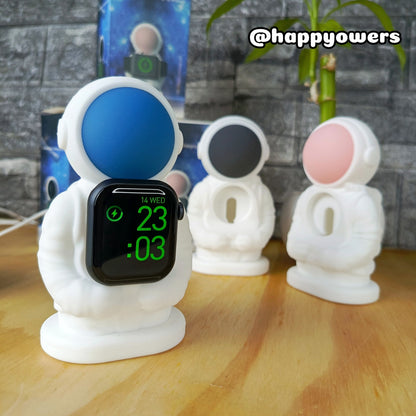 BASE CARGADOR ASTRONAUTA - PARA CARGADOR DE SMARTWATCH INALAMBRICO