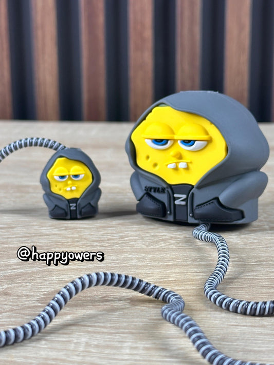 CASE CARGADOR DE IPHONE + PROTECTOR DE CABLE | DISEÑOS UNICOS