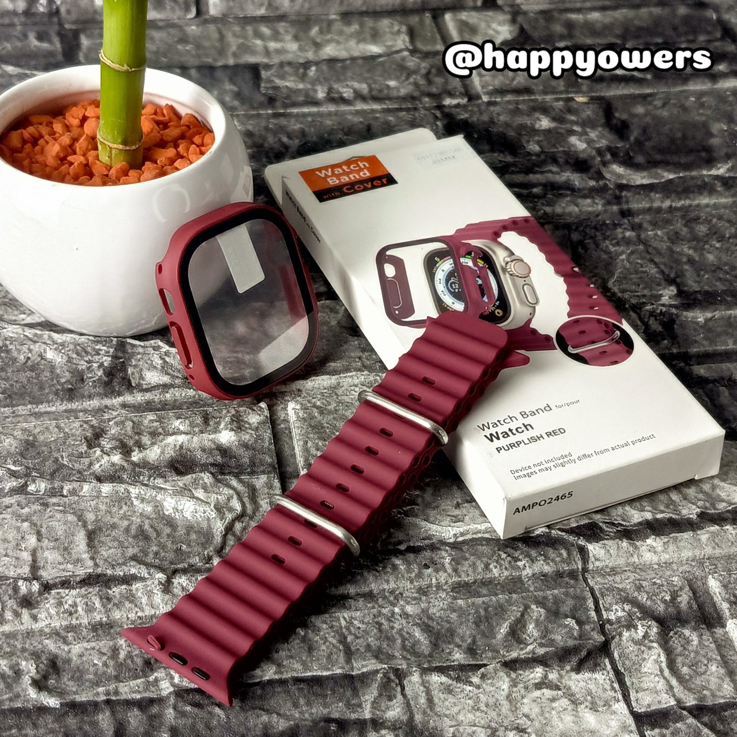 SUPER COMBO CORREA OCEAN BAND + CASE 49 MM DISEÑOS