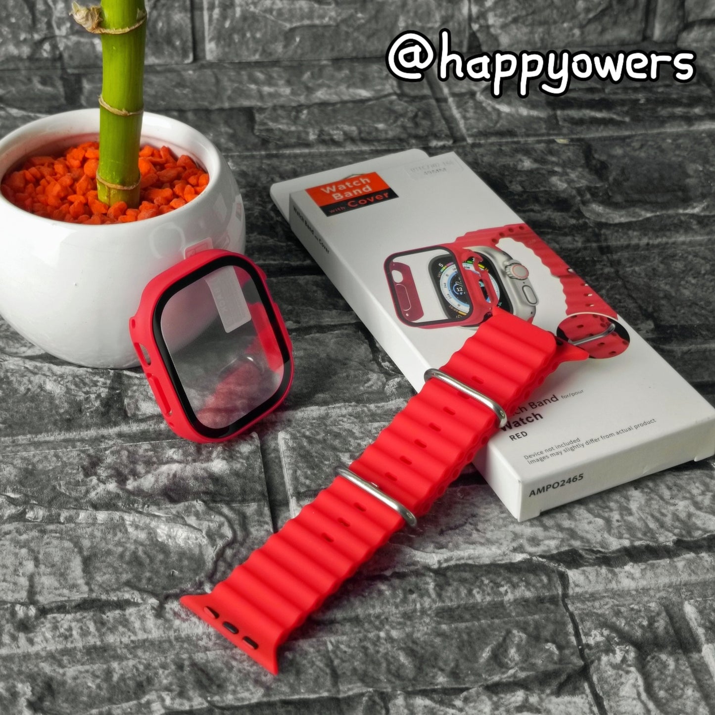 SUPER COMBO CORREA OCEAN BAND + CASE 49 MM DISEÑOS