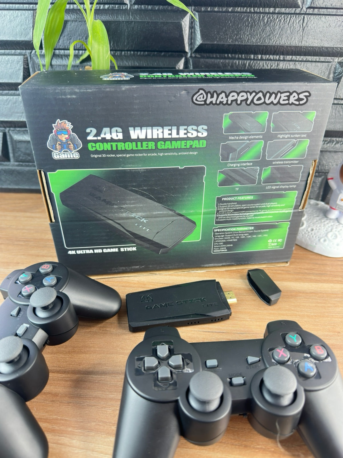 CONSOLA GAMER RETRO 4K - MÁS DE 5.000 JUEGOS RETRO CONTROL INALÁMBRICO