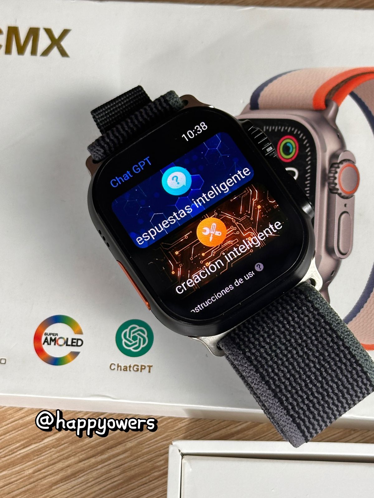 SMARTWATCH CX ULTRA 2 | MARCO NEGRO TITANIO + INTELIGENCIA ARTIFICIAL