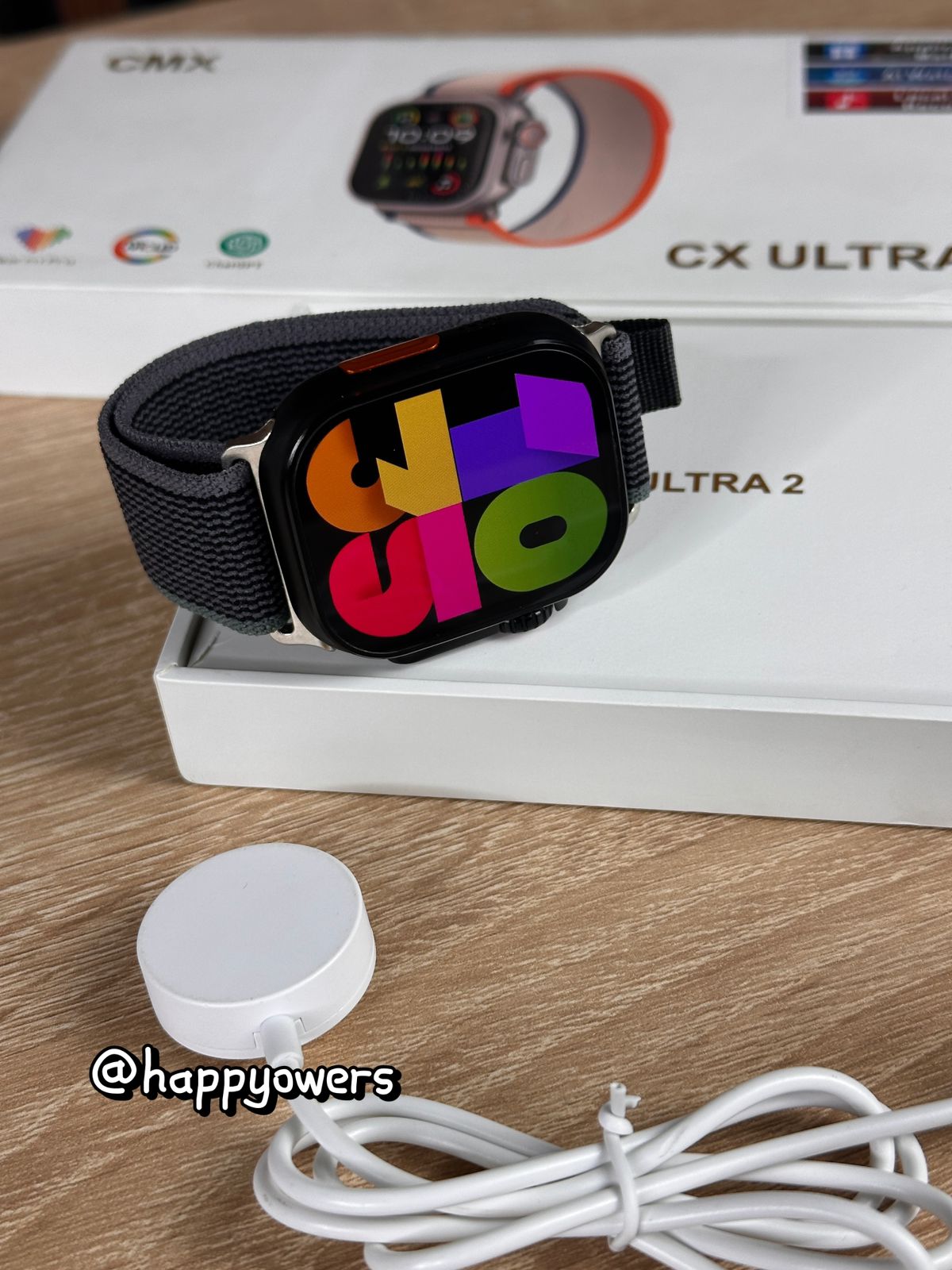 SMARTWATCH CX ULTRA 2 | MARCO NEGRO TITANIO + INTELIGENCIA ARTIFICIAL