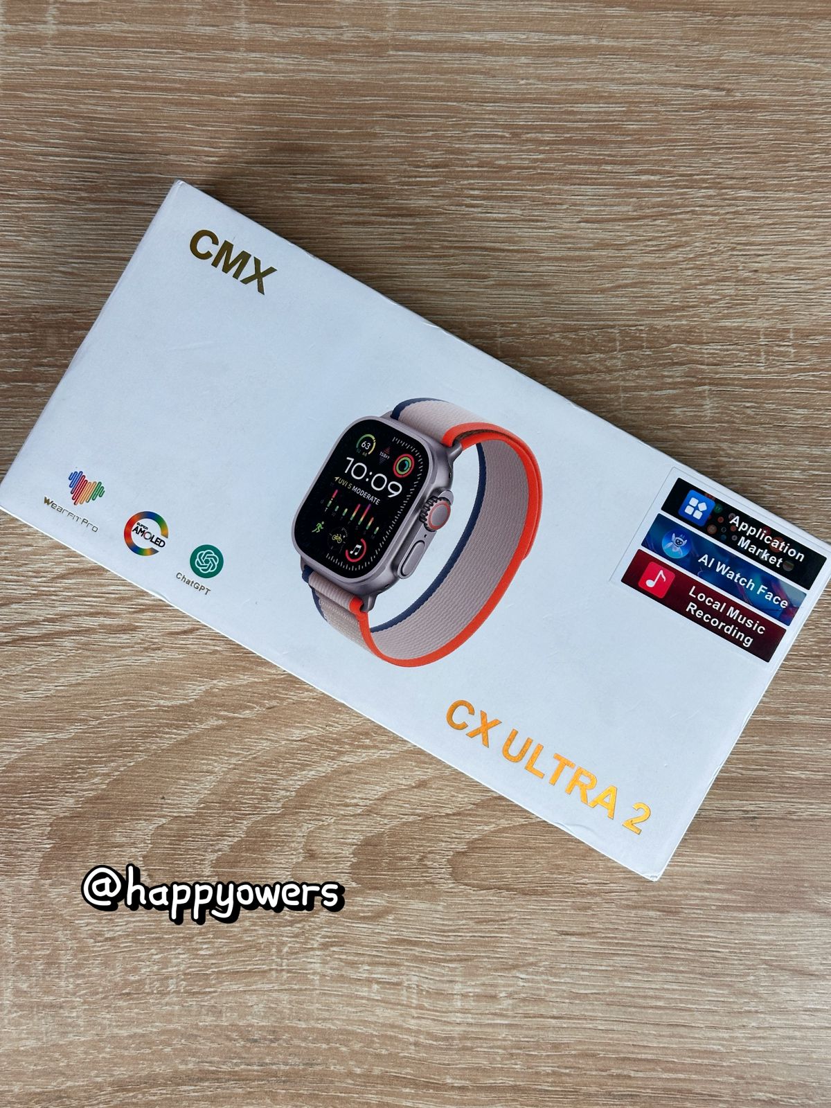 SMARTWATCH CX ULTRA 2 | MARCO NEGRO TITANIO + INTELIGENCIA ARTIFICIAL
