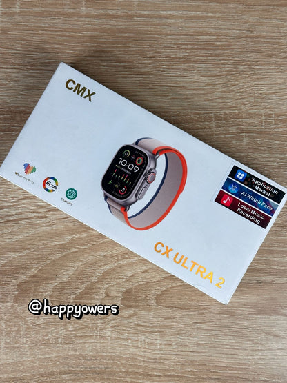 SMARTWATCH CX ULTRA 2 | MARCO NEGRO TITANIO + INTELIGENCIA ARTIFICIAL