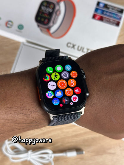 SMARTWATCH CX ULTRA 2 | MARCO NEGRO TITANIO + INTELIGENCIA ARTIFICIAL