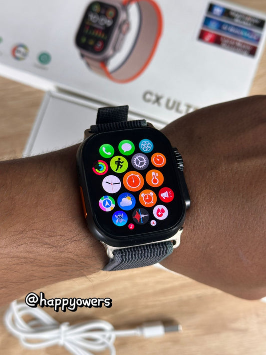 SMARTWATCH CX ULTRA 2 | MARCO NEGRO TITANIO + INTELIGENCIA ARTIFICIAL