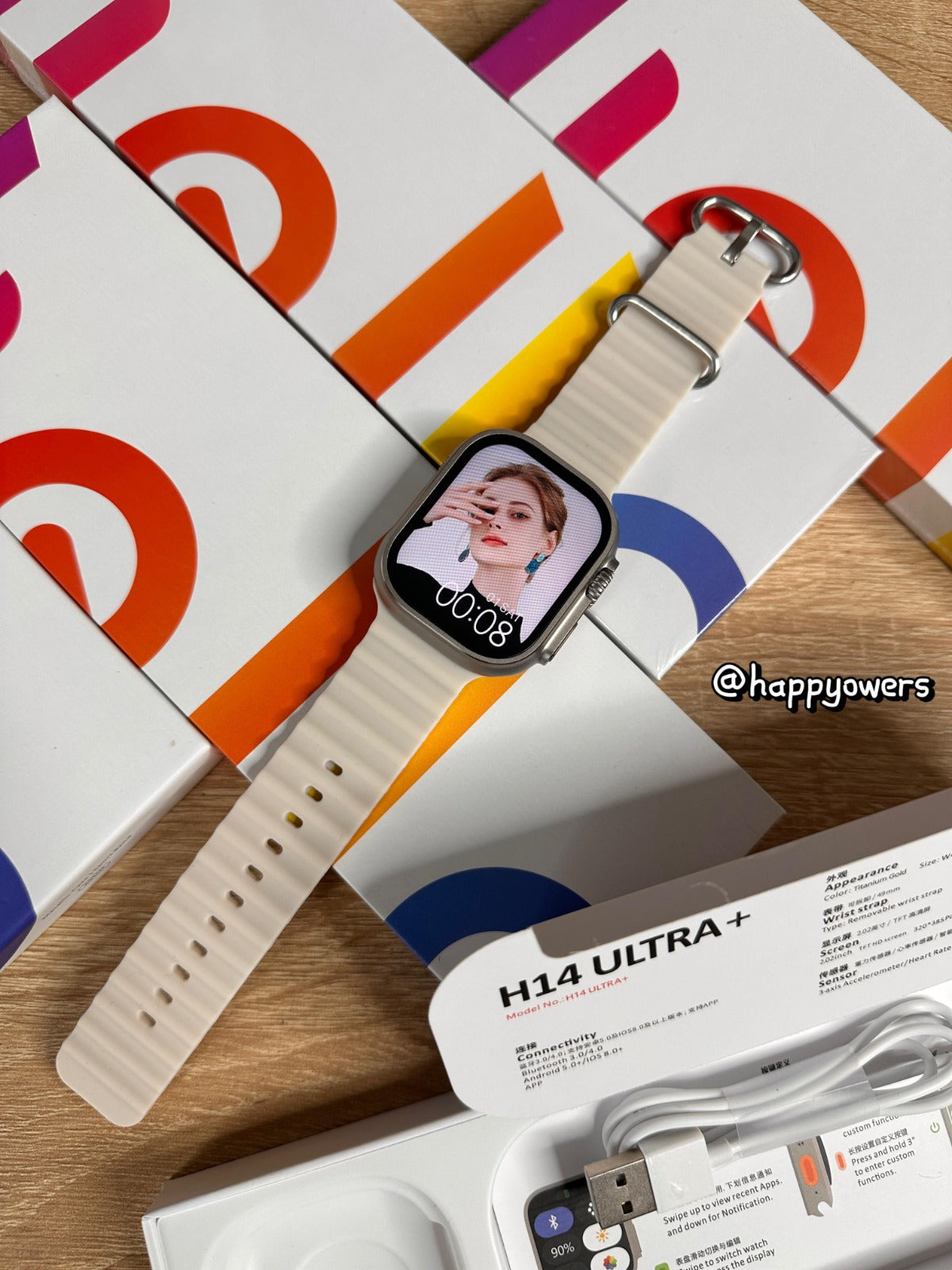 H14 ULTRA PLUS AMOLED | TECNOLOGIA WATCH ON