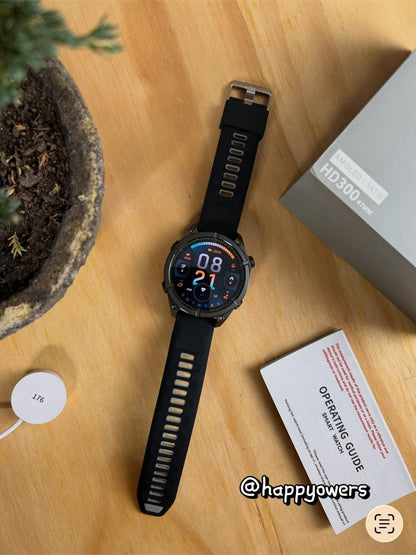 SMARTWATCH HD300 | ELEGANTE DEPORTIVO Y SUMERGIBLE | DOBLE PULSO | MODELO 2026