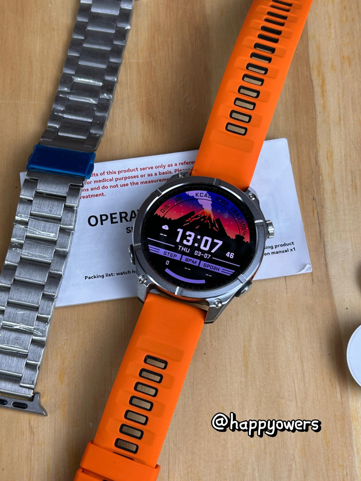 SMARTWATCH HD300 | ELEGANTE DEPORTIVO Y SUMERGIBLE | DOBLE PULSO | MODELO 2026