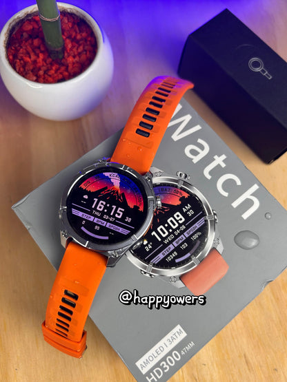 SMARTWATCH HD300 | ELEGANTE DEPORTIVO Y SUMERGIBLE | DOBLE PULSO | MODELO 2026