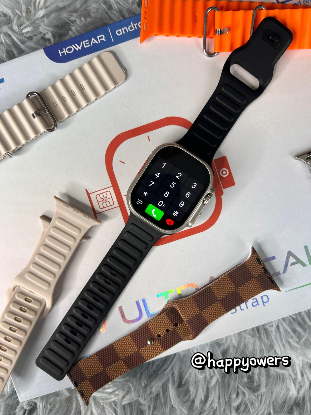 HOWEAR ULTRA 2 CALL 5 G | SMART 49 MM | ANDROID 12 | DOBLE CAMARA + 7 PULSOS