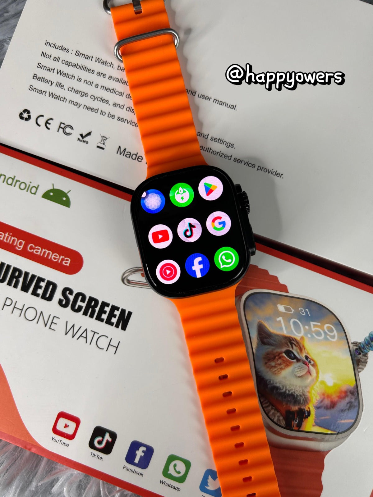 SMARTWATCH B33 | SISTEMA ANDROID | ROM 64G | CAMARA 360 °