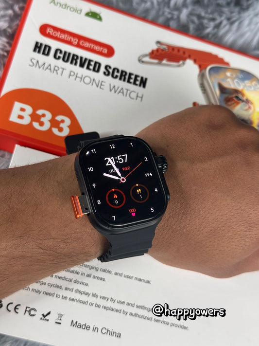 SMARTWATCH B33 | SISTEMA ANDROID | ROM 64G | CAMARA 360 °