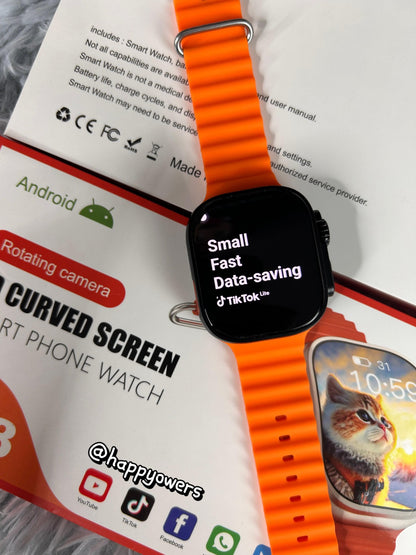 SMARTWATCH B33 | SISTEMA ANDROID | ROM 64G | CAMARA 360 °