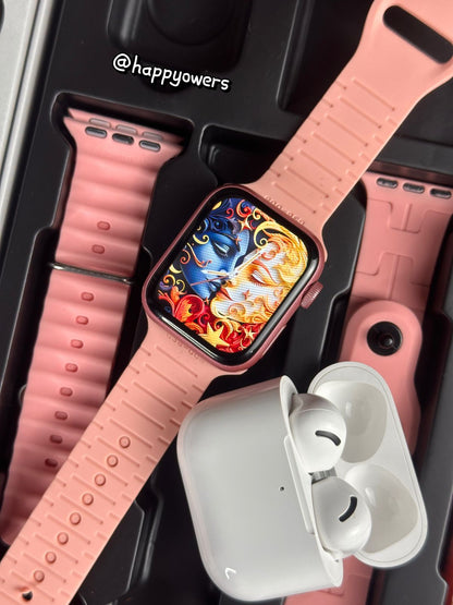 COMBO SMARTWATCH V58 CLASSIC | MINI 41 MM + 4 CORREAS + AIRPODS