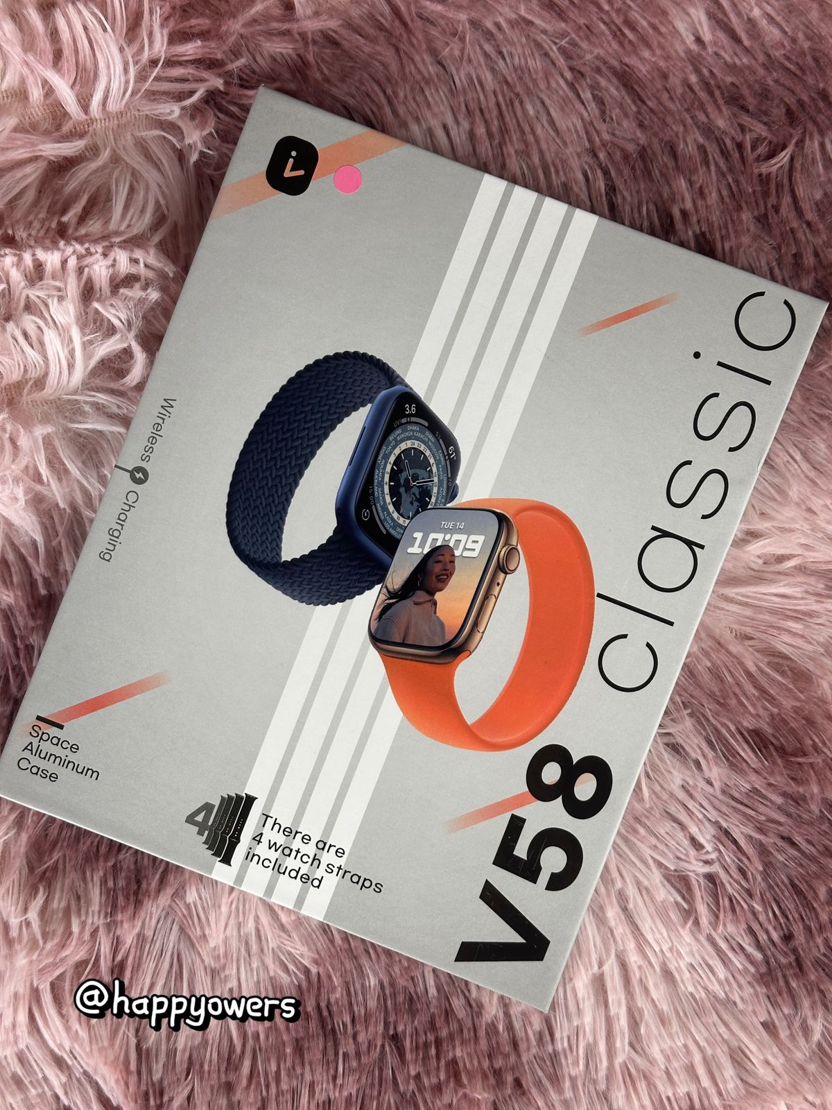 COMBO SMARTWATCH V58 CLASSIC | MINI 41 MM + 4 CORREAS + AIRPODS